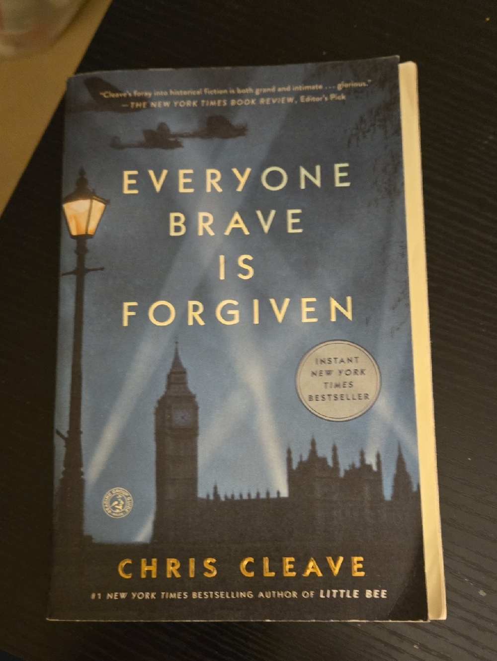 "Everyone Brave Is Forgiven" - Blue Paperback Book